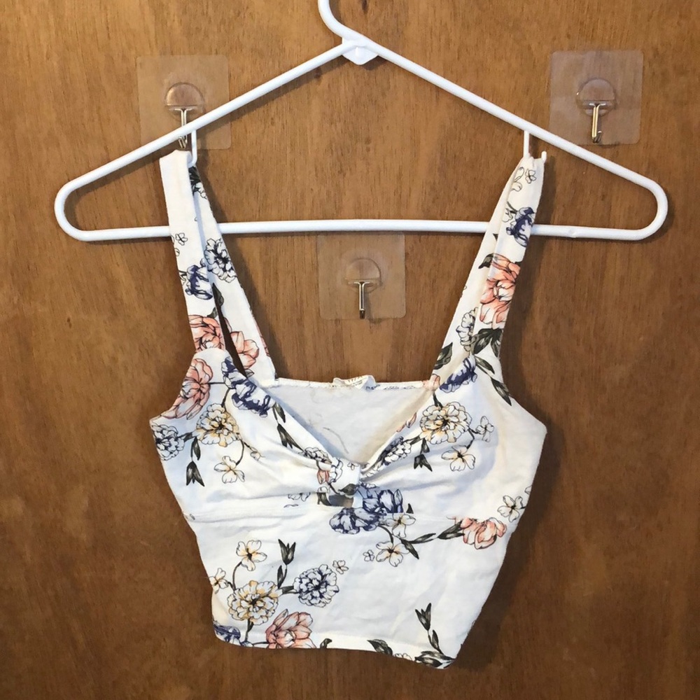 floral tank top